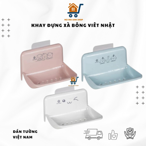 Khay Kệ Đựng Xà Bông Xà Phòng Dán Tường Việt Nhật - Hàng Việt Nam Chất Lượng Cao