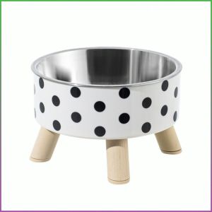 Pet Bowl Scientific Spine Bowl Holder Multifunction Cat and Dog Bowls Four-legged Large Capacity