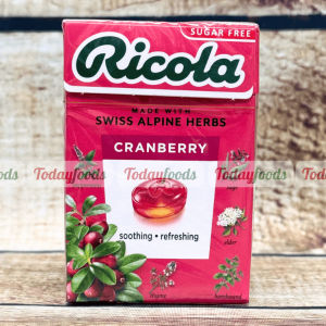 Kẹo ngậm thảo mộc Ricola Thụy Sĩ 40g/100g LemonMint Cranberry Original có loại không đường