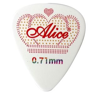 6Pcs Alice AWR-CR Celluloid Crown Pattern Pick Gitar