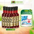 1 Thùng (6 chai x 500ml) Nước Mắm Phú Quốc Cao Cấp Vị Xưa Barona 40 độ đạm +  [tặng 500g đường và 100g bột ngọt]. 