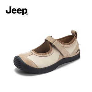 รถจี๊ปใหม่ฤดูร้อนแมรี่เจนเดินป่ากลางแจ้งพื้นนุ่มไม่ลื่นรองเท้าผู้หญิง