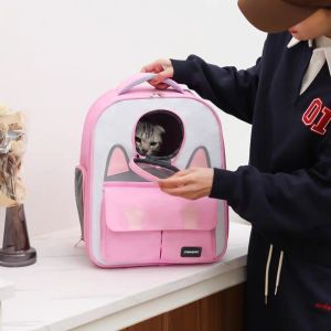 Balo Hello Cat Nhiều Mẫu Có Mái Che dành cho Chó Mèo