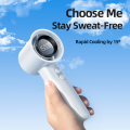 RTAKO New Handheld High-Speed Fan 100 Gear USB fan Outdoor Camping Charging Ultra-Long Life Battery Mute 5000mAH X5 Fans. 