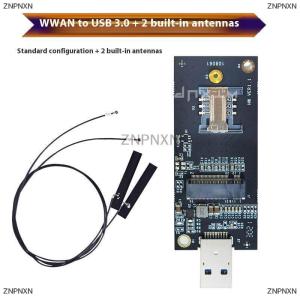 [COD] ZNPNXN 1ชุด DW5821E M2-NGFF DW5811e DW5816E EM7455 L860-GL การ์ดขยาย USB3.0สำหรับ3G 4G 5G LTE โมดูล M2อะแดปเตอร์ USB