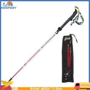 【Hospor】1 ชิ้นเพลาปรับได้ไม้เท้าแบบพับเก็บได้ไม้เท้าพับได้สำหรับผู้ชายผู้หญิงผู้สูงอายุและการเดินทาง