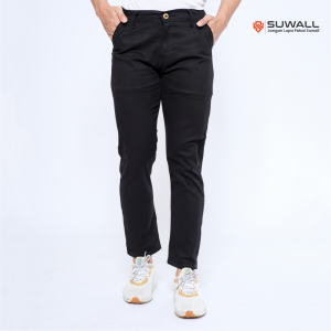 Suwall Celana Panjang Pria Chino Pants Slim fit  Kantor Kerja Casual Harian SWL03