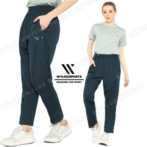 Wyloz Celana Training Wanita / Celana Training Cewek / Celana Olahraga Wanita / Celana Olahraga Cewek / Celana Trening Wanita / Celana Trening Cewek / Panjang Muslimah Import Bahan Tebal Lari Running Jogging Gym Fitness Senam Sepeda Sport Terbaru