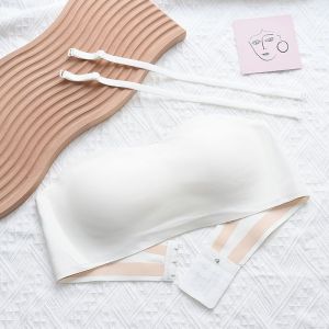 『Brelira』Strapless Tube Bra Women Seamless Anti-Slip Lift Small  Chest Push Up Invisible Bra Wireless Lingerie無肩帶 內衣