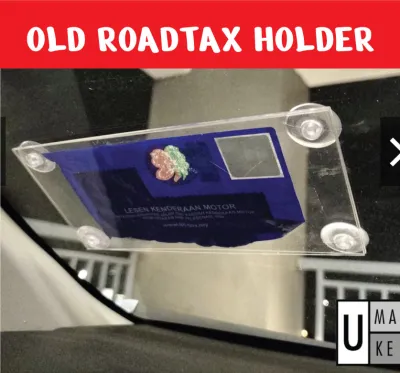 Road Tax Holder Car / Puspakum / 路税贴纸架 / Road Tax Kereta / சாலை வரி சட்டகம் / X4 SUCTION CUP