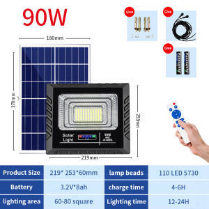 Buy 1 Take 1 Heavy Duty Outdoor LED Solar 5 Year Warranty 30W 60W 90W 150W 200W 400W Floodlight Solar Light Outdoor waterproof street light Waterproof strap Remote Control Support COD