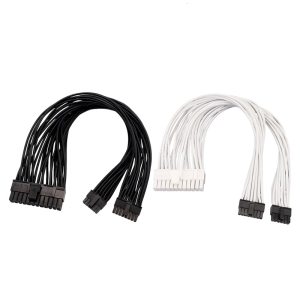 850G 24Pin(16p+12p) Silicone Coated Modular Soft Wire Copper Conductors Optimized For Motherboards