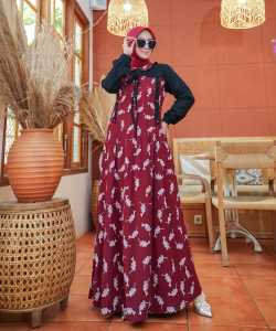 Gamis Wanita Terbaru Baju Hari Raya Lebaran Murah Mewah Elegan Kekinian Ariana Hijab Galery