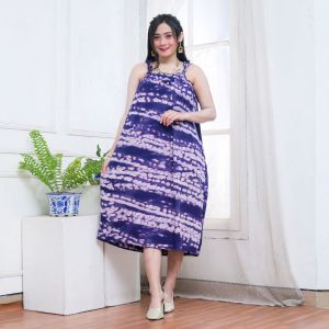 Daster Yukensi Lobek Ld 150 Dress Bali Singlet Tanpa Lengan