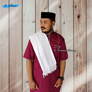 Sorban Rida Solo Yamani Motif Trompa NU Surban Pria Terbaru 2023 Serban Khasmiri Santung Goyoran
