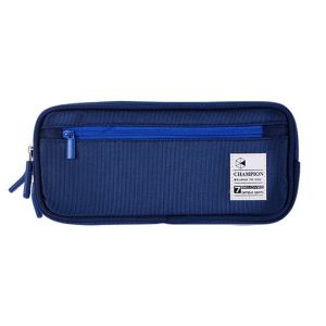 BENN5 Double-Layer Boys Multi-Function Cosmetic Bag Student Schools Supplies Zipper Pouch Canvas Travel Wallet Storage Box Pen Bag Stationery Storage Pencil Case Pen Box