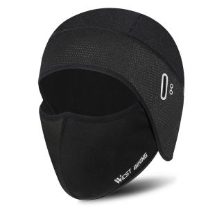 WEST BIKING Windproof Cycling Face Mask Motorcycle Full Face Headgear Glasses Hole Men Women Bike Full Facemask Equipment Sport Bicycle Ski Outdoor Mask Hat Cap