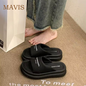 รองเท้าแตะพื้นไม้ผู้หญิงหนังแท้สำหรับฤดูร้อน2023รองเท้าแตะเปิดปลายเท้าพื้นรองเท้านุ่มหนาอเนกประสงค์ลำลองใหม่