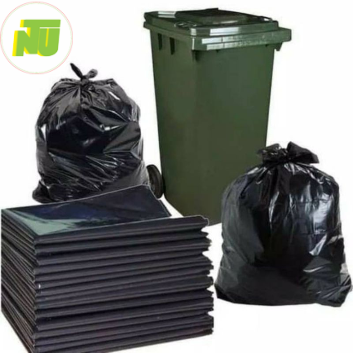 Túi đựng rác, bịch rác, túi rác màu đen - kích thước vừa 40x60 cm ...