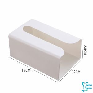 กล่องทิชชู่ติดผนัง มีแผ่นกาวติดยึดผนัง ไม่ต้องเจาะผนังWall Mounted Tissue Box