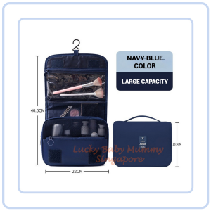 【COZYCASA】Travel Toiletry Bag / Foldable Cosmetic Bags / Makeup Storage Bag / Large Capacity Toiletries Hangbag