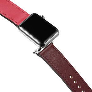 NEEKFOX Strap For Apple Watch Band PU Leather Loop 42mm 38mm Watchband For i watch 44mm 40mm 45mm 41mm Series 7 SE 6 5 4 3 2 1 Bracelet Belt Accessories
