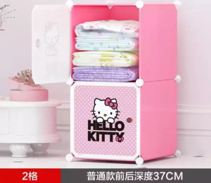 Happy Mall COD Furniture storage wardrobe cabinet magic cube cube plastic bedroom childrens bedside cabinet