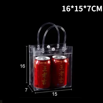 Túi Đóng Gói Quà Tặng PVC Trong Suốt Cho Đồ Uống ELACCENT