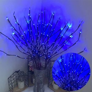 20 LED Tree Branch Simulation Willow Branch Lamp Lights Light String Without Battery Lighted Branch Popular 1PC Willow Twig