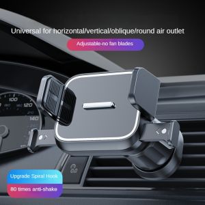 Car Mobile Phone Holder Car Gravity Sensor Support Navigation Mount Air Vent Barb Clip Phone Holder