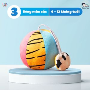 Bóng vải đồ chơi vui nhộn Lalala baby kích thích thị giác cho trẻ sơ sinh.