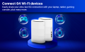 ZTE G5B World's First AI 5G FWA Sim Router WIFI 6 (3.4 Gbps 64 WIFI 2LAN). 