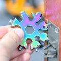 Saker 18-in-1 Snowflake Multi-Tool, 18 In 1 Incredible Tool ｜2025 Christmas Snowflakes Tool – Easy N Genius - Saker 18-in-1 Stainless Steel Snowflakes Multi-Tool (SAKER RAINBOW COLOR). 