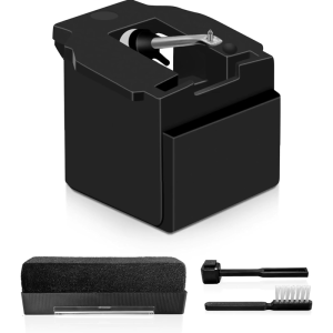 Plastic Record Player Phonograph Part Replacement with Cleaning Brush Plastic Texture for Various Models