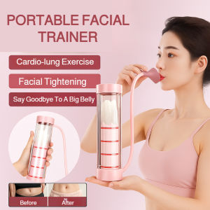 🌸💪 Breathing Dumbbell Trainer: Face  Stress Relief & Eco-Friendly PP Waistline Exercise  Portable Petal Design