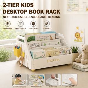 Kids Book Shelf Table Booshelf Book Racks Toys Organization (bookshelf)