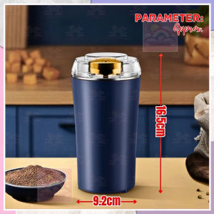 Four Leaf Steal Electric Grinder Thermos Cup Coffee Spices Super Fine Crusher Portable Machine TH