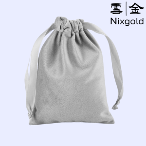 Premium Velvet Drawstring Pouch Custom Logo | Luxury Jewellery Cosmetics & Perfume Storage Gift Bag | Soft Travel Organizer | SG Seller