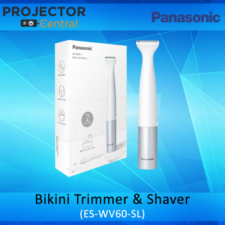 Panasonic Bikini Trimmer and Shaver for Women ESWV60S with 4