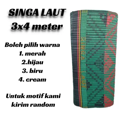 Tikar Lantai Lipat Murah dengan Plastik Cap Singa Laut 300x400 murah