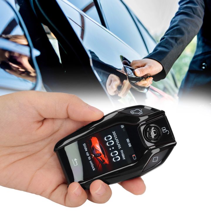 Keyless Auto Clock Auto Smart LCD Schlüssel, Auto Touchscreen 5.0 Verbindung Keyless Entry ...