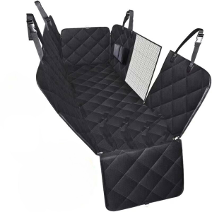 【Local Delivery】Cushion For Dog & Pets Cover Pad Waterproof Cushion Pet Traveling Car Rear Seat Protector Mat Black