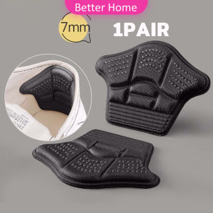 Better 1คู่ แผ่นรองส้นรองเท้าสำหรับวิ่งกีฬา แผ่นฟองน้ำหนา ตัวป้องกันปรับขนาดได้ แผ่นรองส้นเท้า Heel Insoles