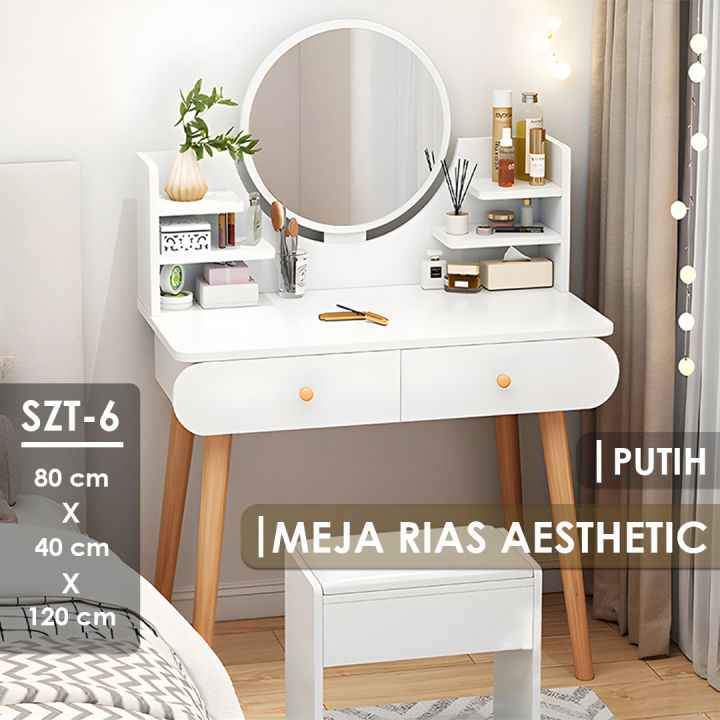 Meja Rias Minimalis Meja Kosmetik Minimalis Mini Modern | Lazada Indonesia