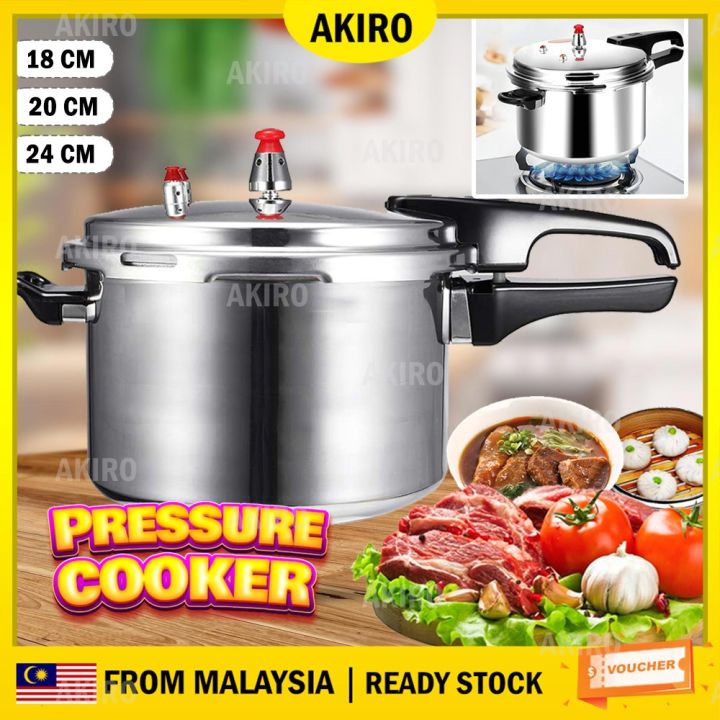 AKIRO Malaysia High Quality 4L Pressure Cooker Aluminium Alloy