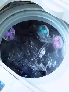 WH Portable Clothes Washing Hair Removal Net Bag/ Washing Machine Floating Hair Catcher/ Home Laundry Cleaning Ball