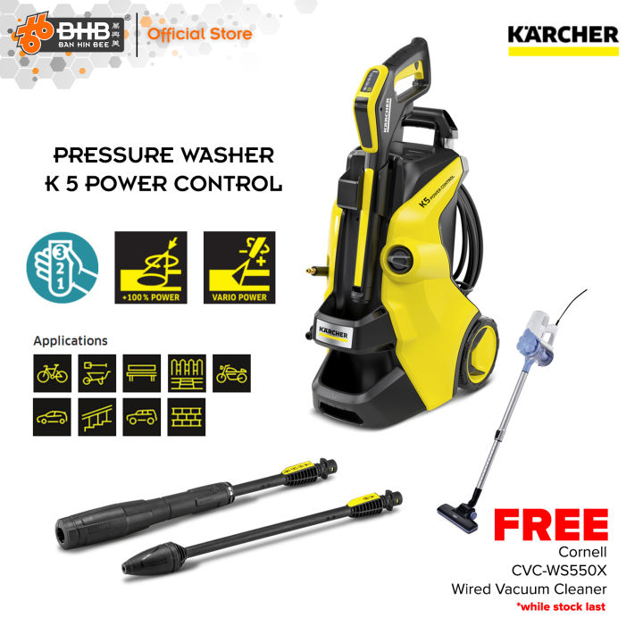 Karcher 1.324-550.0 K5 Power Control Pressure Washer with G160 Q Power ...