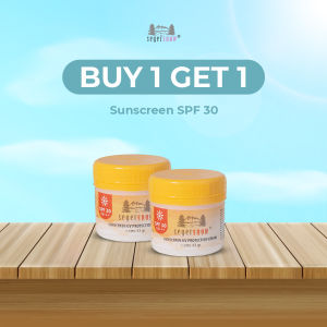 BUY 1 GET 1 Seger Snow Sunscreen UV Protection Cream 42gr SPF 30 PA+++ Aloe Vera Extract Melembabkan Kulit