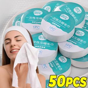 Khăn ướt dùng một lần nén thấm hút nước khăn rửa mặt mềm di động cho khách sạn ngoài trời 2026