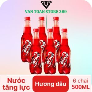 Nước tăng lực STING hương dâu tây đỏ chai 500ml